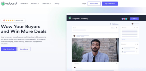 Vidyard – AI营销视频生成平台，快速生成个性化视频与精准推送