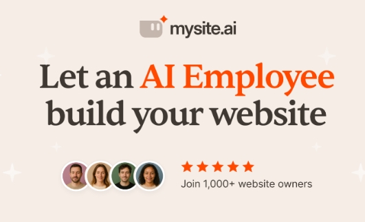 Mysite.ai – AI网站构建平台,轻松快速生成专业网站